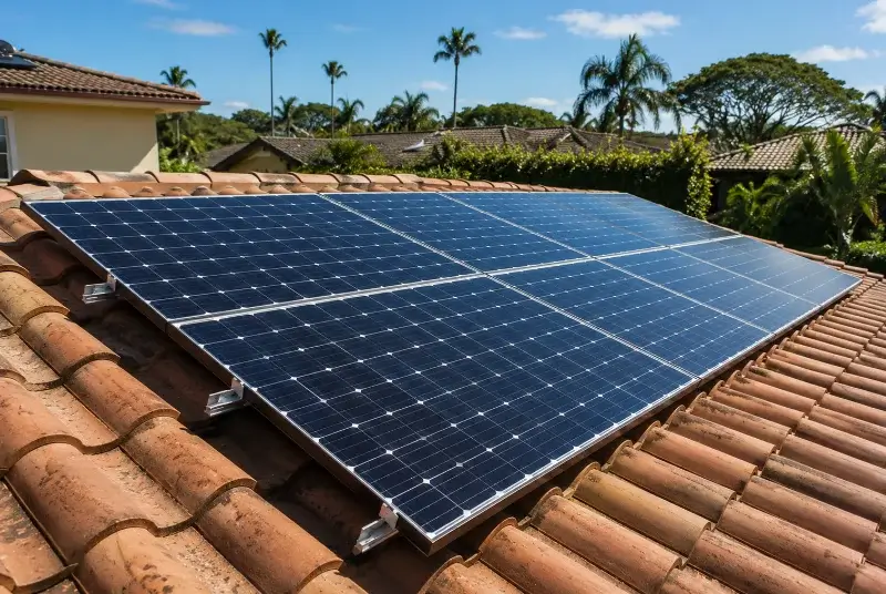 Installation de panneaux solaires à Boule-d'Amont